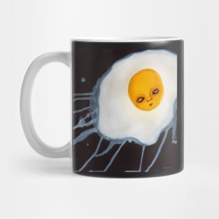 Egg Outsider Art Acrylic Painting Abstract Artwork Mug